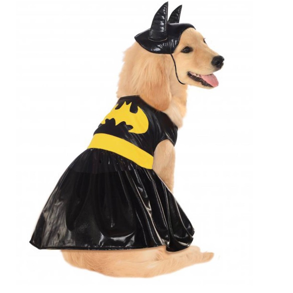 Black and Yellow Superhero Dog Costume